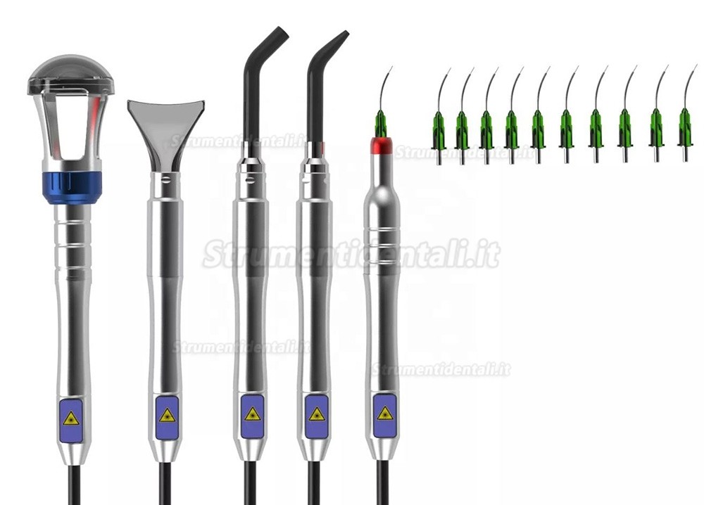 Laser a diodo GaAlAs dentale Dimed Berylas Blue 450nm/650nm/980nm 0,5W/4W/10W
